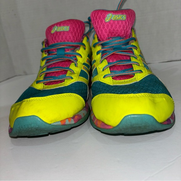 ASICS Gel Frantic 7 Running Sneakers Woman’s size 11 very colorful T3A6Q - Picture 7 of 11